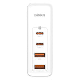 Baseus GaN2 Pro hurtigoplader 100W USB / USB Type C Quick Charge 4+ Strømforsyning hvid