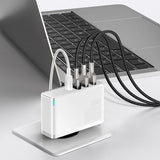Baseus GaN2 Pro hurtigoplader 100W USB / USB Type C Quick Charge 4+ Strømforsyning hvid