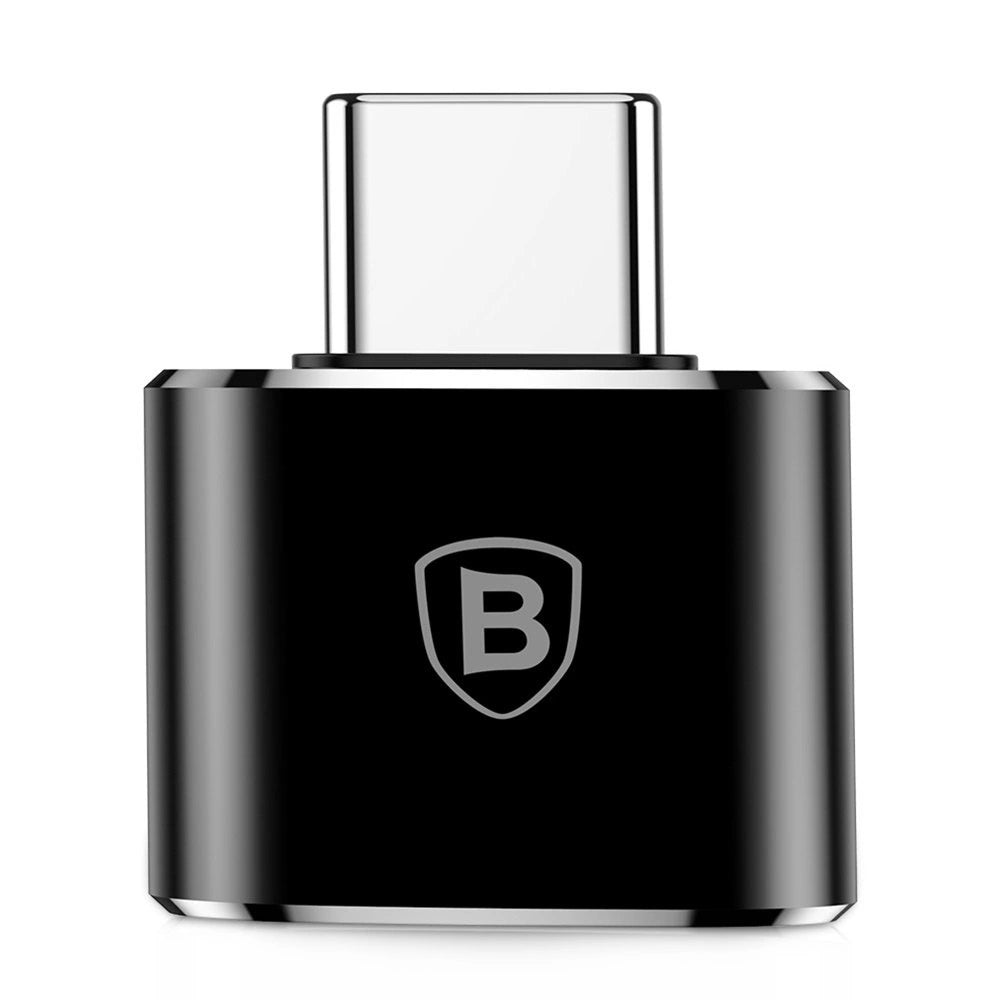 Baseus USB-A til USB-C OTG adapter - sort