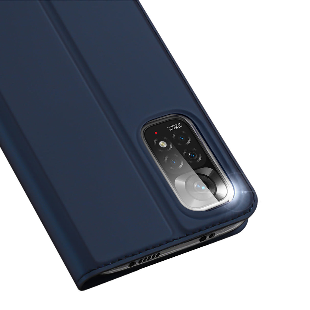 Dux Ducis Skin Pro Hylster Cover Flip Cover til Xiaomi Redmi Note 11S / Note 11 blå