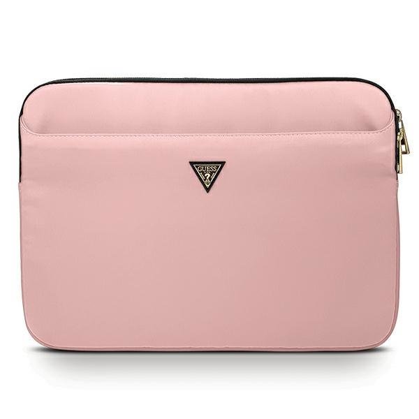 Guess Sleeve GUCS13NTMLLP 13" rød / pink Nylon Trekant Logo