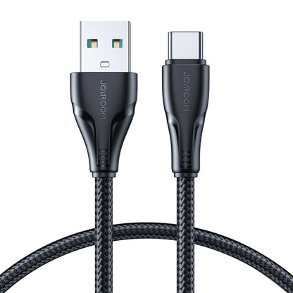 Joyroom Surpass Series A11 USB-A / USB-C 3A Kabel 1,2 m - Sort