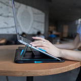 Nillkin Alsidig taske til laptop op til 14'' med funktionen af et stativ og en musemåtte grå
