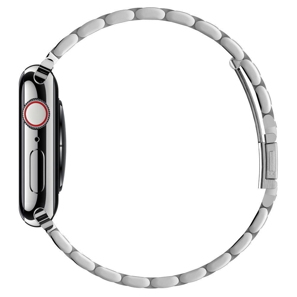 Spigen MODERN FIT BAND Apple Watch 4 / 5 / 6 / 7 / 8 / SE (42 / 44 / 45MM) SØLV