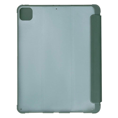 Stand Tablet Case Smart Cover etui til iPad 10.2'' 2021 med stativ funktion grøn