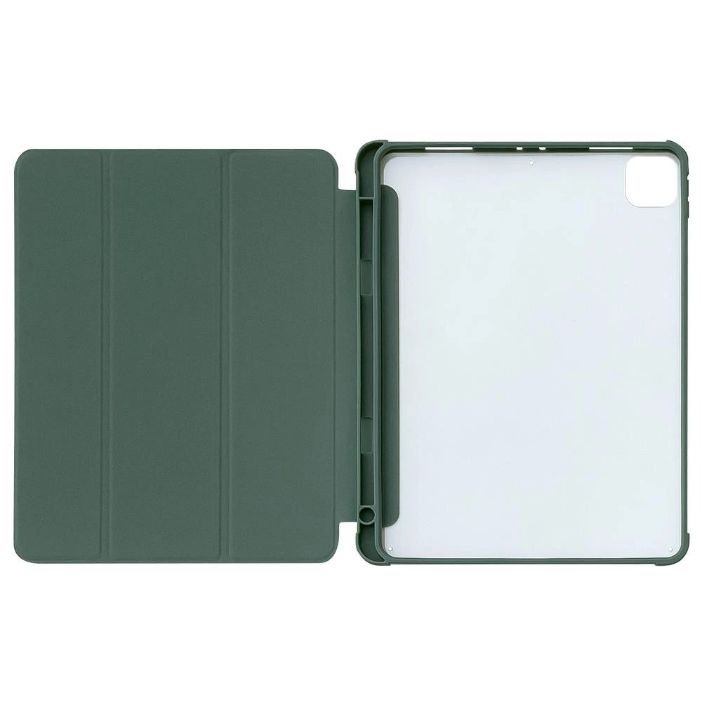 Stand Tablet Case Smart Cover etui til iPad 10.2'' 2021 med stativ funktion grøn