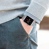 Tech-Protect MilaneseBand til Apple Watch 4 / 5 / 6 / 7 / 8 / 9 / SE / Ultra 1 / 2 (42/44/45/49 mm) - Sølv