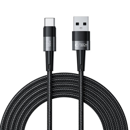 Tech-Protect UltraBoost USB-C / USB-C 66W 6A 3m kabel - grå