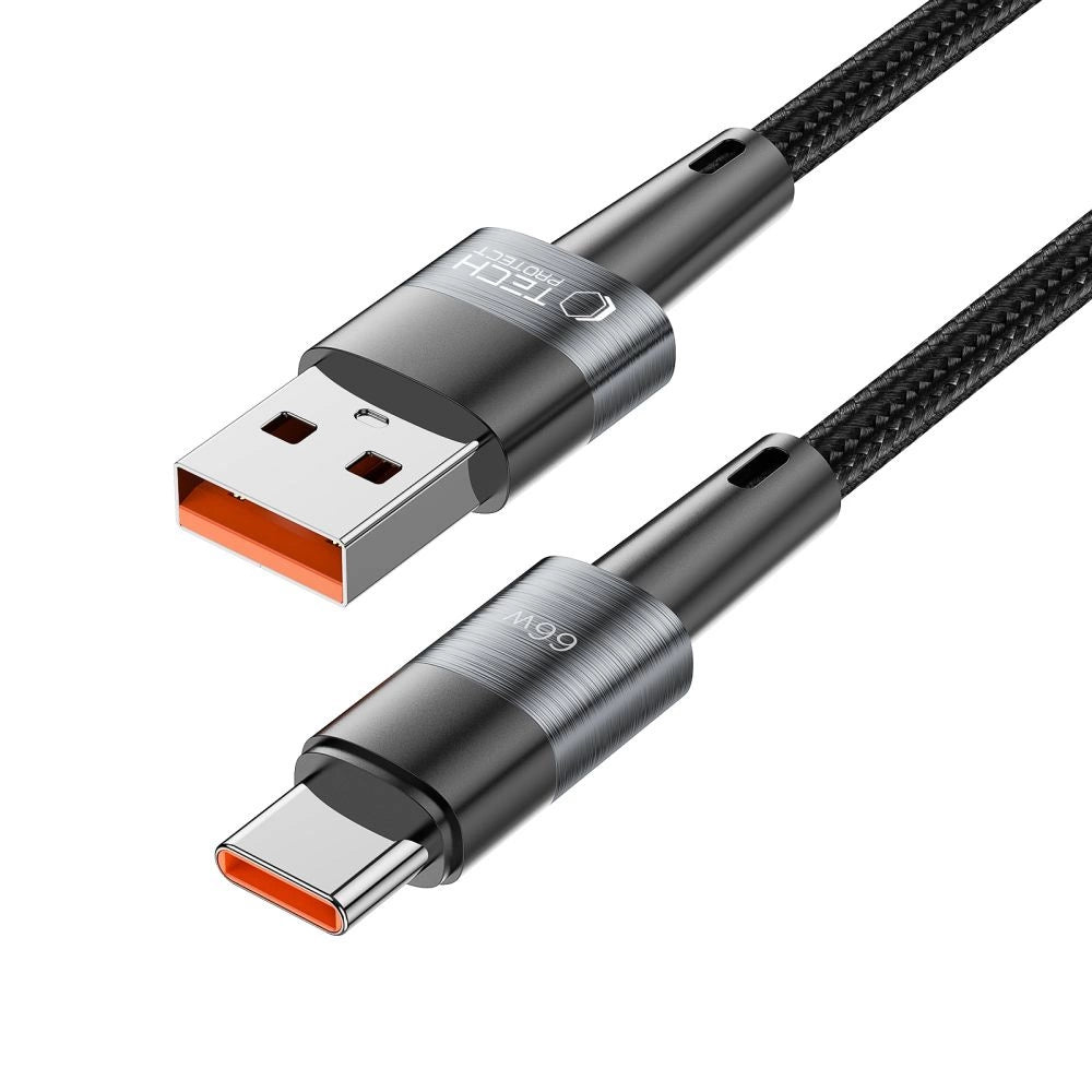 Tech-Protect UltraBoost USB-C / USB-C 66W 6A 3m kabel - grå