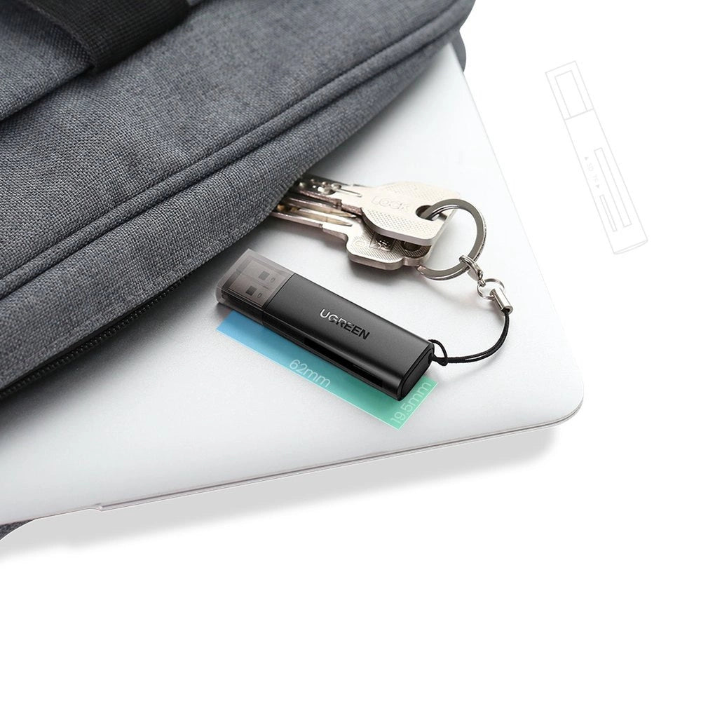 Ugreen CM264 USB 3.0 SD/TF kortlæser - sort