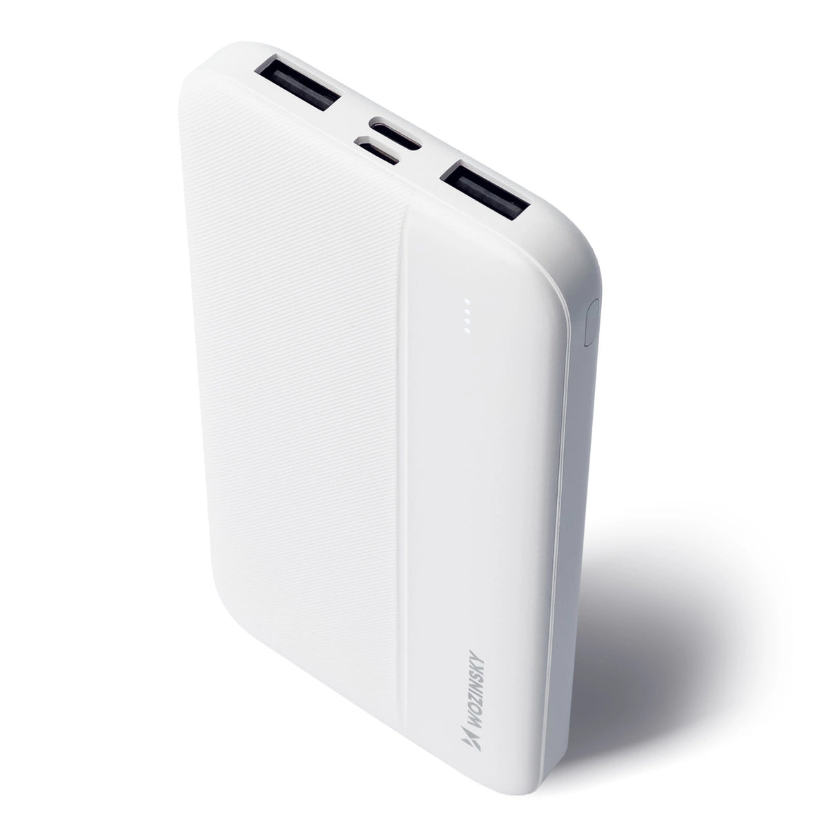 Wozinsky powerbank Li-Po 10000mAh 2 x USB hvid