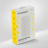 Wozinsky powerbank Li-Po 10000mAh 2 x USB hvid