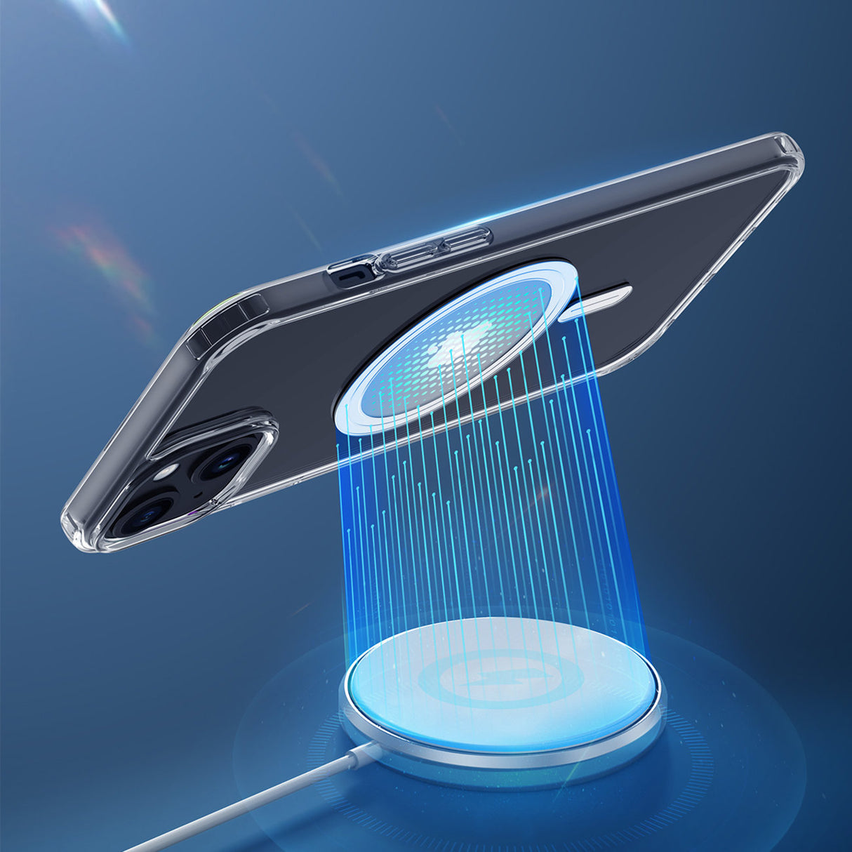 iPhone 15 Plus etui med MagSafe Dux Ducis Clin - Gennemsigtig