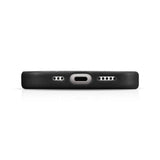 iPhone 15 Plus iCarer Oil Wax Premium Læder MagSafe-kompatibelt læderetui - sort
