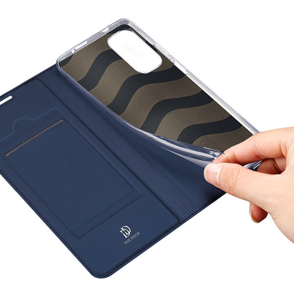 Dux Ducis Skin Pro Hylster Cover Flip Cover til Xiaomi Redmi Note 11S / Note 11 blå