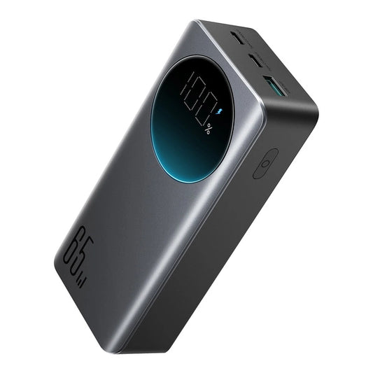 Joyroom 30000mAh 65W powerbank med digitalt display (JR-PBF05) - sort