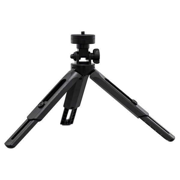 Mini tripod med telefonholder mount selfie stick kamera GoPro holder sort