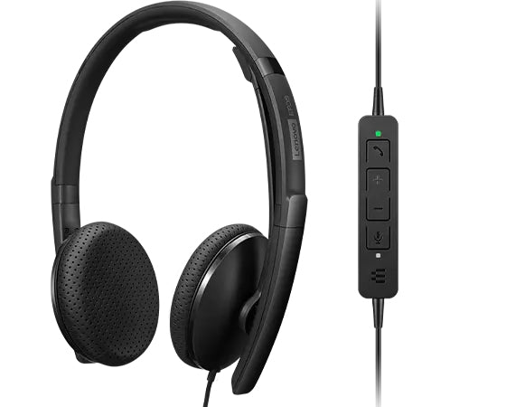 Lenovo 4XD1M39028 hovedtelefoner/headset Ledningsført USB Type-C Sort