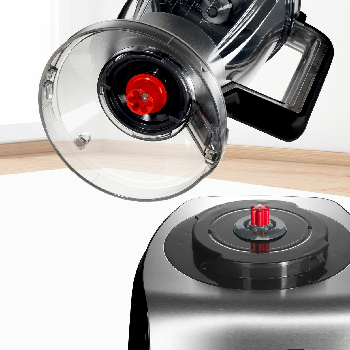 Bosch MC812M844 foodprocessor 1250 W 3,9 L Sort, Rustfrit stål