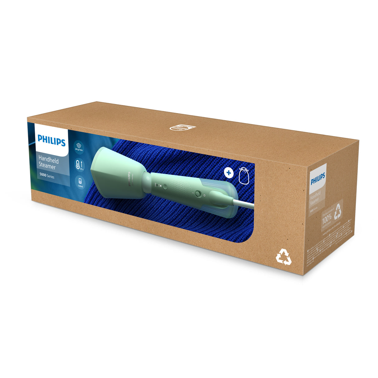 Philips 5000 series STH5010/70 beklædningsdamper Håndholdt beklædningsdamper 0,12 L 1300 W Grøn