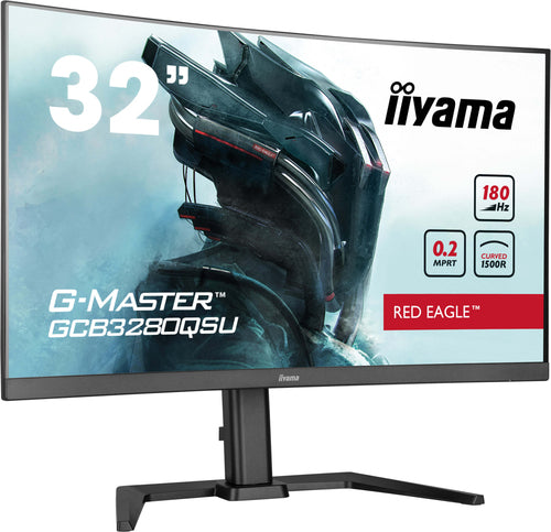 iiyama G-MASTER Red Eagle GCB3280QSU-B2 32 VA 2560 x 1440 (2K) HDMI DisplayPort 180Hz