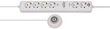 brennenstuhl Eco-Line Extension Socket Comfort Plus EL CSP 24 6-way 1,5m H05VV-F 3G1,5 2 permanent, 4 switchable Stikdåse 6-stik Hvid 1.5m