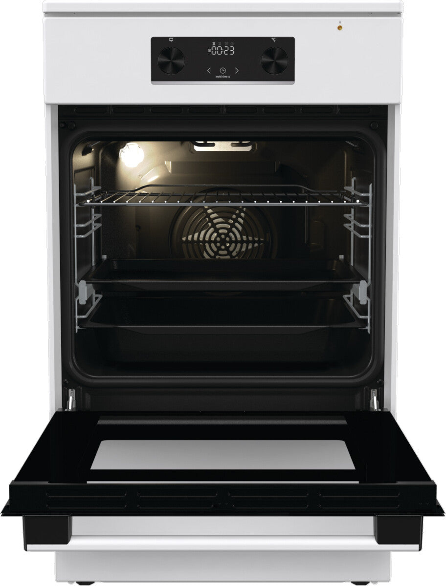 Gorenje GEIT5C60WPG Freestanding cooker Electric Zone induction hob White