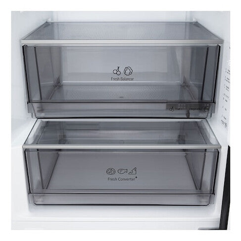 LG GBBS322AEV køle-/fryseskab Fritstående 375 L Sort