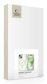 Tech-Protect MagMat MagSafe iPhone 15 Case - Clear Green
