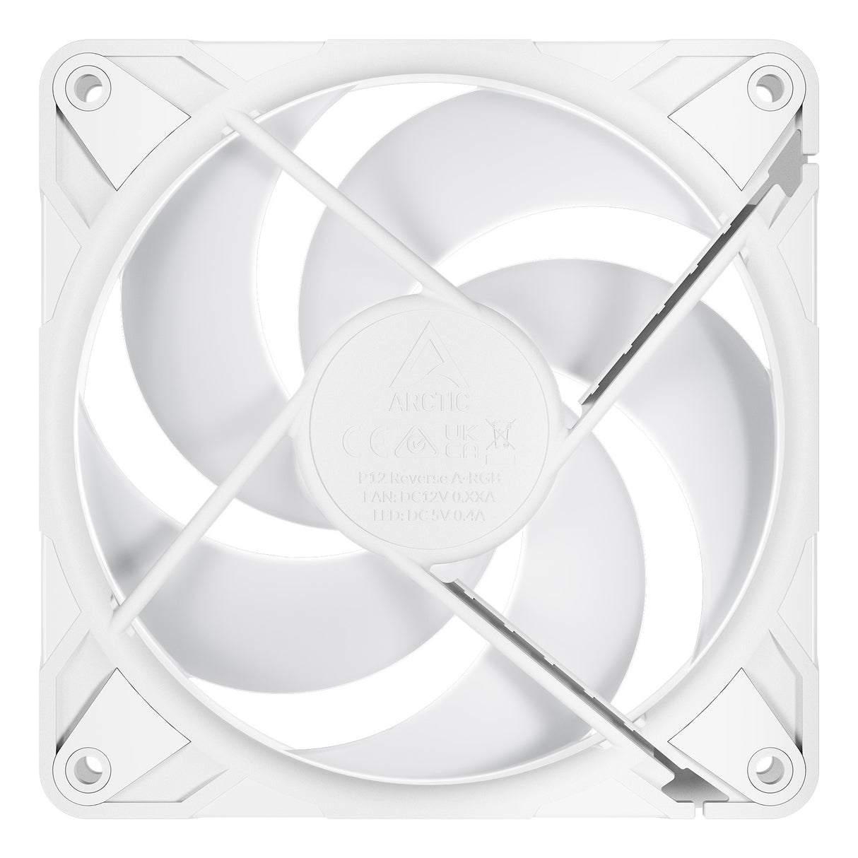 ARCTIC Freezer P12 Pro Reverse A-RGB (White) - 3 Pack Computerkabinet Ventilator 12 cm Hvid 3 stk