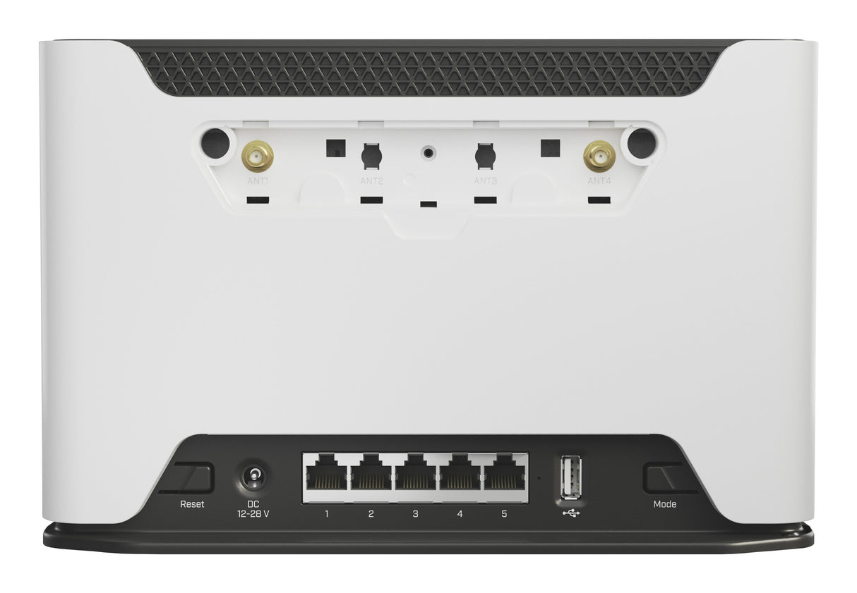 Mikrotik Chateau LTE12 trådløs router Gigabit Ethernet Dual-band (2,4 GHz / 5 GHz) 4G Sort, Hvid