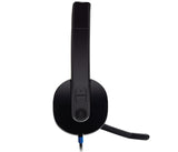 Logitech H540 USB Headset Ledningsført Kontor/Callcenter USB Type-A Sort