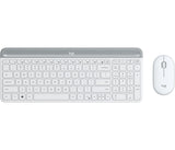 Logitech Slim MK470 tastatur Mus inkluderet Universel RF trådløst QWERTY US International Hvid