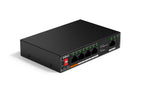 Dahua Technology PoE DH-SF1005 Ikke administreret L2 Fast Ethernet (10/100) Strøm over Ethernet (PoE) Bord-/vægmontering Sort