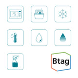 Brother BTAG-131 etiketbånd Sort på transparant