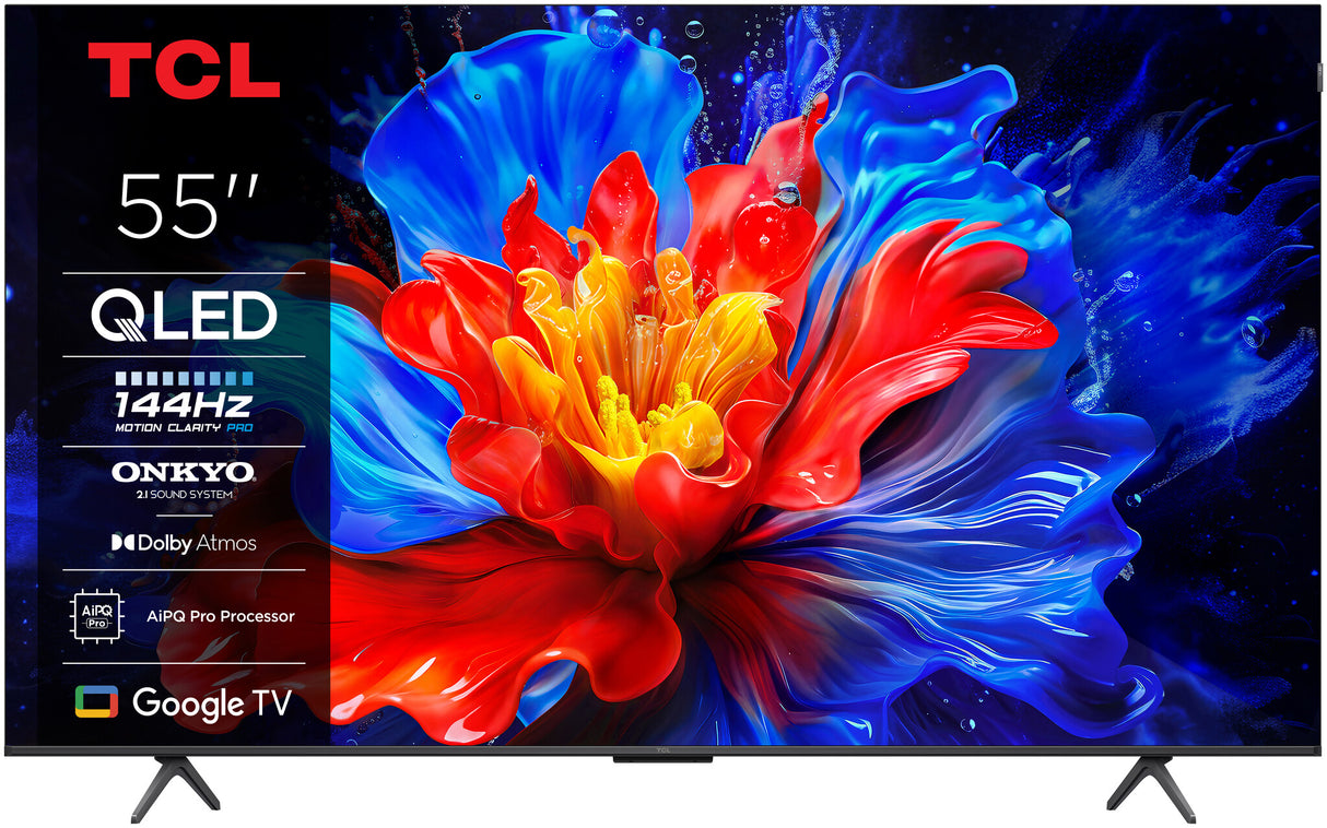 TCL P8K 55P8K TV 139,7 cm (55") 4K Ultra HD Smart TV Wi-Fi Metallic 350 cd/m²