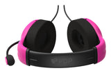 PDP Nebula Headset Ledningsført Spil Sort, Lyserød