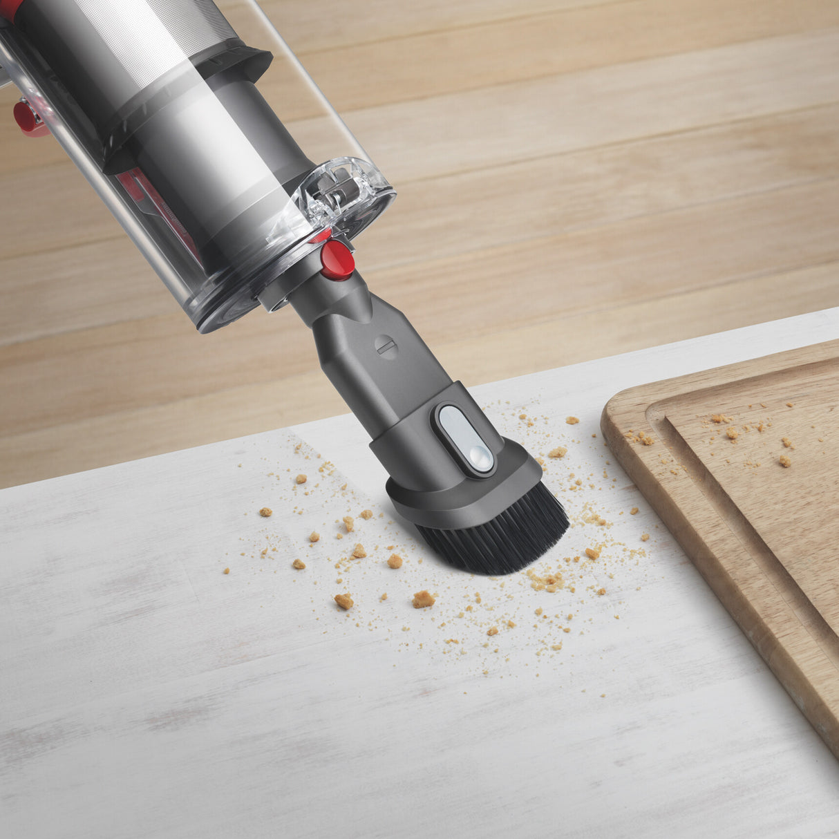Dyson V15 Detect Absolute 2-i-1 stangstøvsuger Batteri Dry Poseløs 0,76 L 660 W Nikkel, Gul