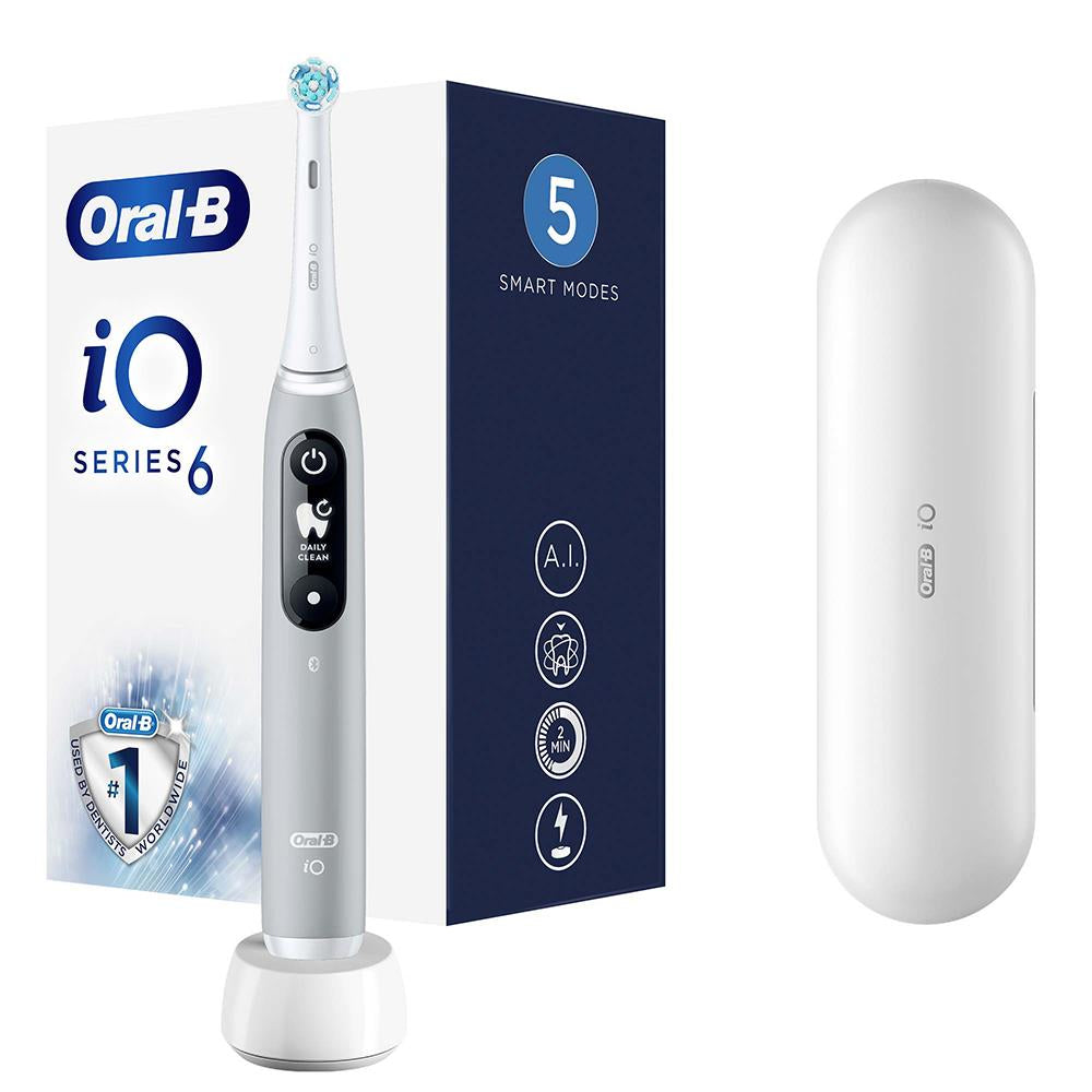 Oral-B iO Series 6 - tandbørste - grå opal