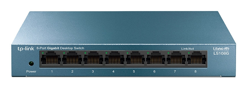 TP-LINK LS108G LiteWave 8-Port Gigabit Desktop Switch
