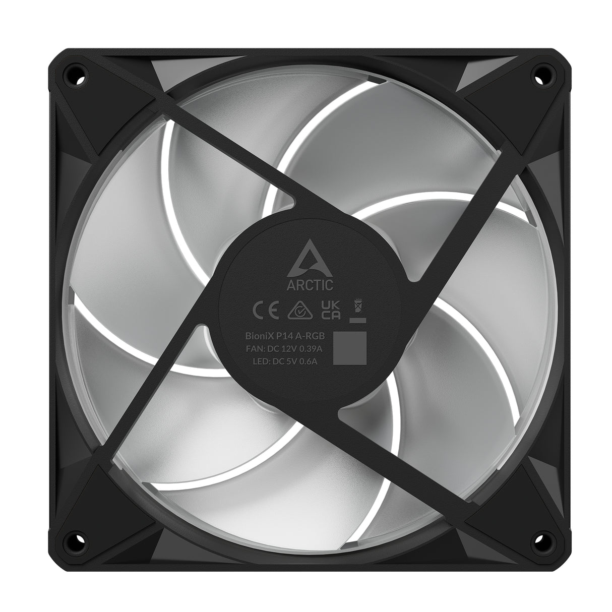 ARCTIC BioniX P14 A-RGB Computerkabinet Ventilator 14 cm Sort 1 stk