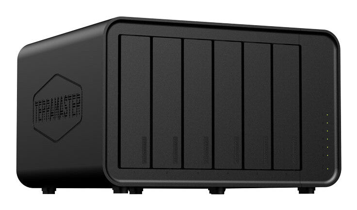 TerraMaster F6-424 NAS & lagringsserver Desktop Intel® N N95 8 GB DDR5 Sort