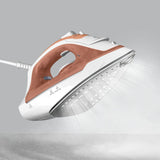 Tefal Virtuo 30 FV2C40E0 strygejern Tør & dampstrygejern Keramisk strygesål 2000 W Fersken, Hvid