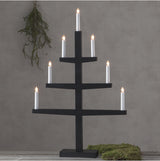 Star Trading Rut 7 arm rød adventsstage