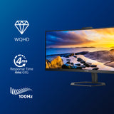 Philips 5000 series 34E1C5600HE/00 LED display 86,4 cm (34") 3440 x 1440 pixel 4K Ultra HD Sort