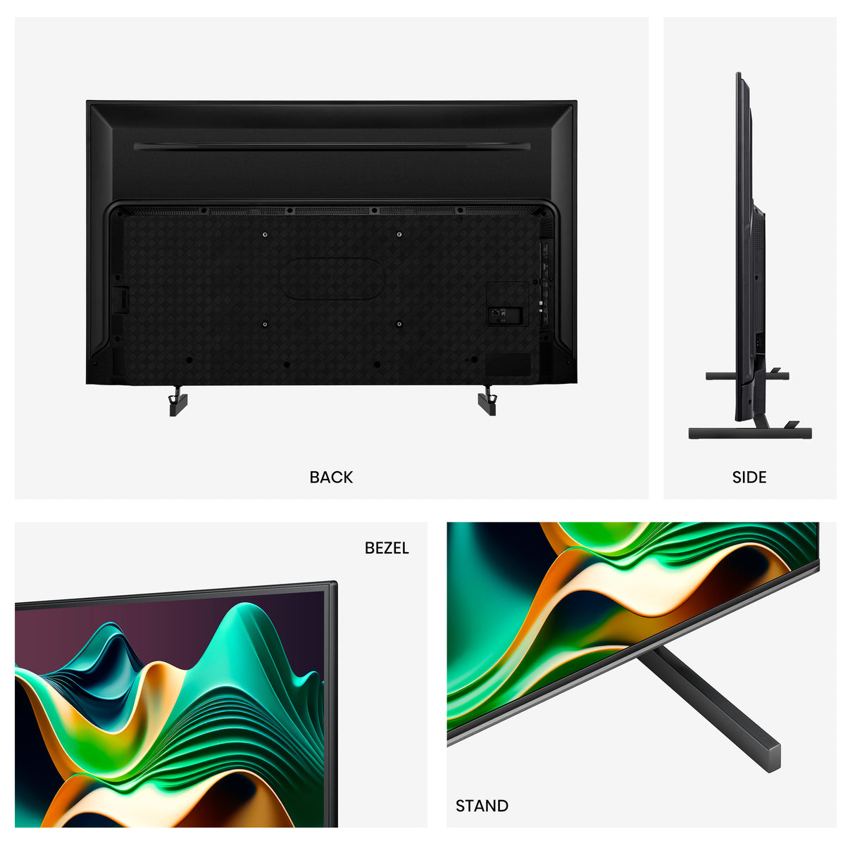 Hisense 50U6NQ 50 4K UHD (2160p) Sort Mørkegrå