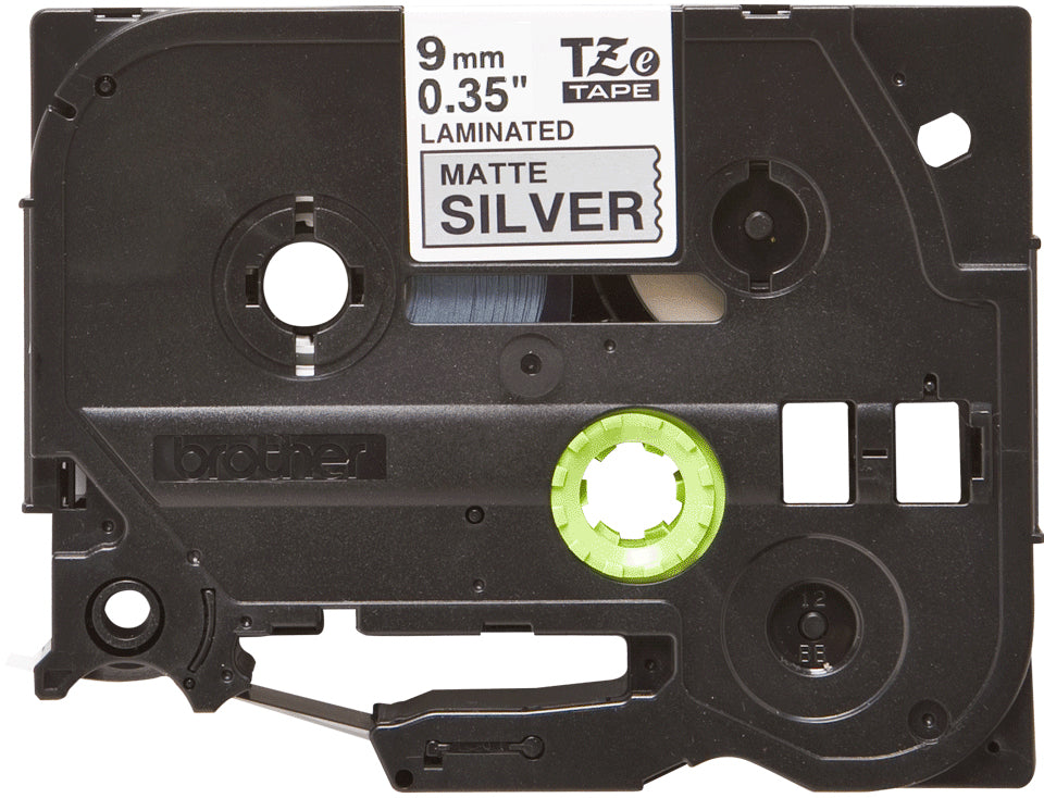 Brother TZE-M921 etiketbånd Sort på metallic