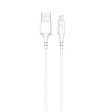 Gear Rundt ladekabel Lightning til USB-A 1m Hvid MFI