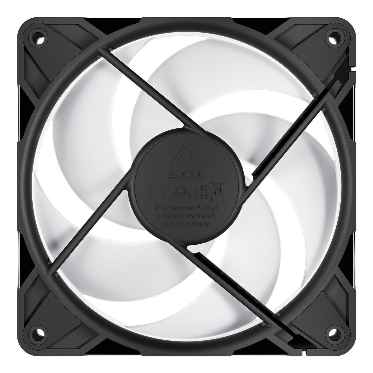 ARCTIC Freezer P12 Pro Reverse A-RGB Computerkabinet Ventilator 12 cm Sort 1 stk