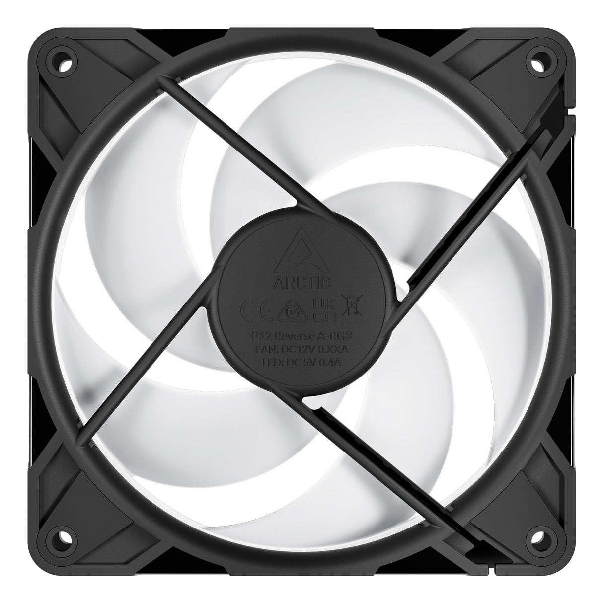 ARCTIC Freezer P12 Pro Reverse A-RGB - 3 Pack Computerkabinet Ventilator 12 cm Sort 3 stk